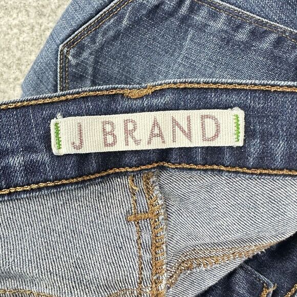 J Brand Jeans Womens 30 Blue Medium Air Wash The Skinny Stretch Denim USA Made - Picture 11 of 14